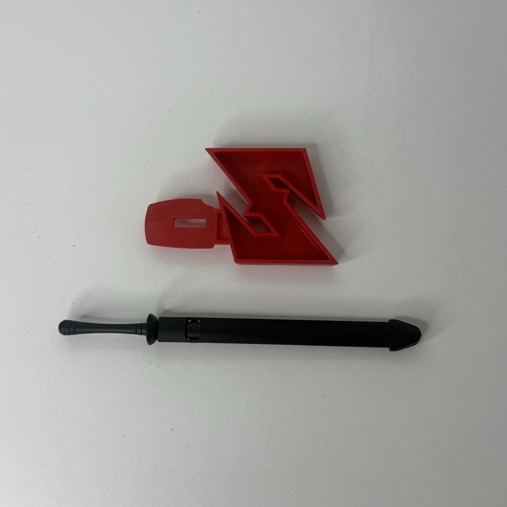 DBZ CCG 2000 Dragon Ball Z TCG Score Red Scouter and Black Z-Sword Set - Picture 2 of 4